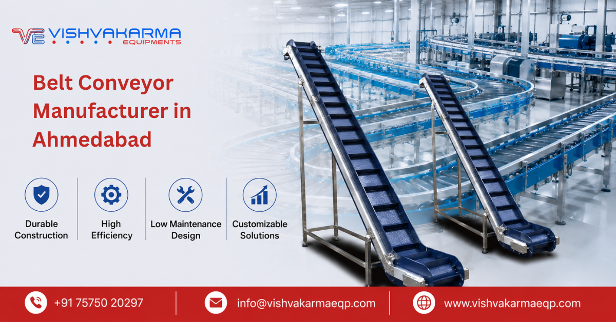 Belt Conveyor Manufacturer in Ahmedabad