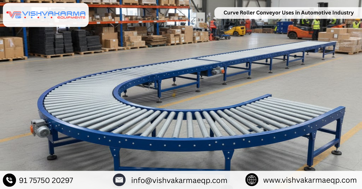 Curve Roller Conveyor Uses in Automotive Industry