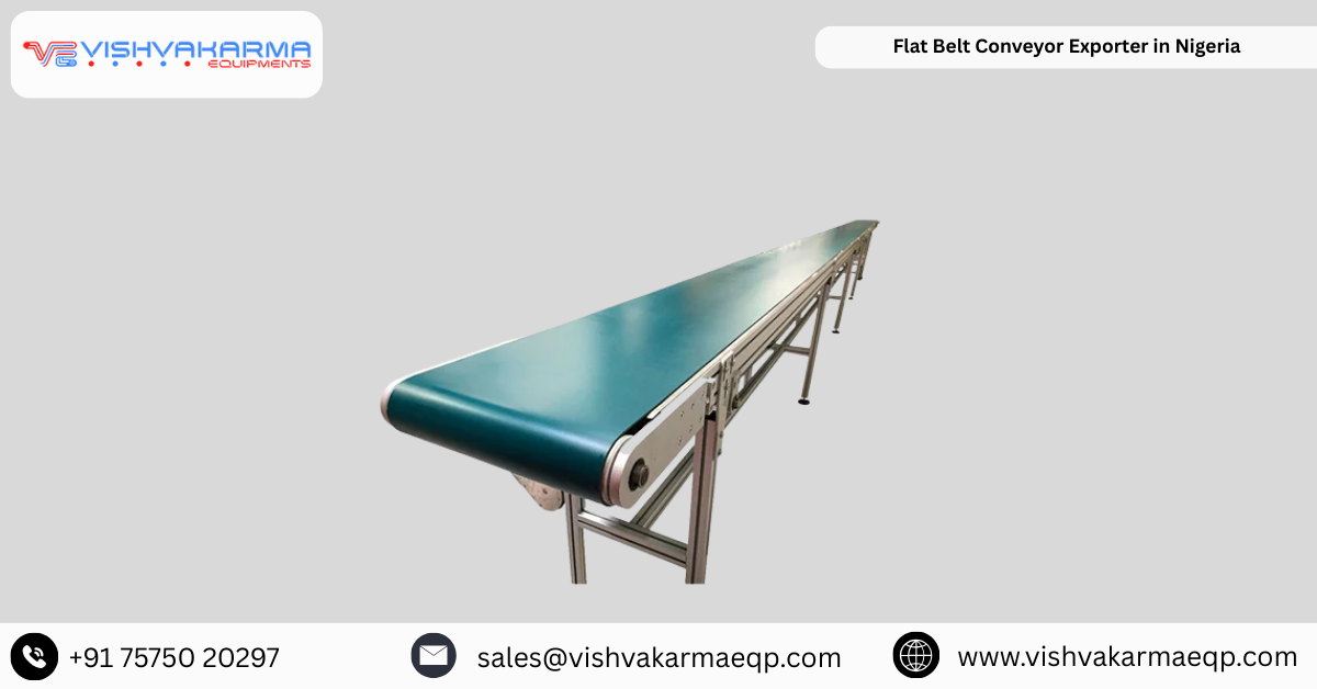 Flat Belt Conveyor Exporter in Nigeria